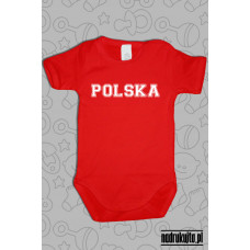 POLSKA - body dziecięce z nadrukiem