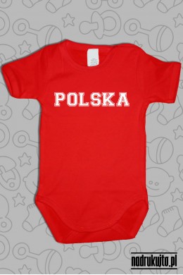 POLSKA - body dziecięce z nadrukiem