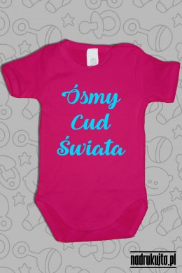 Ósmy cud świata - Body dziecięce z nadrukiem