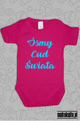 Ósmy cud świata - Body dziecięce z nadrukiem