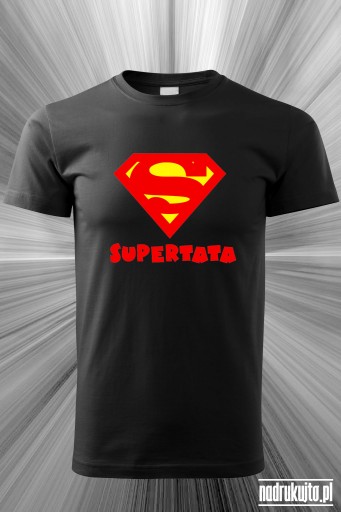 Super tata - koszulka z nadrukiem