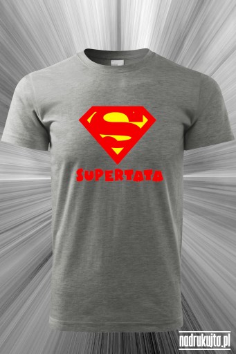 Super tata - koszulka z nadrukiem