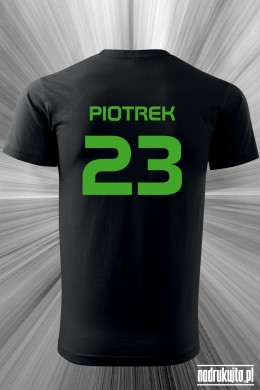 Imię i numer - koszulka dla chłopaka