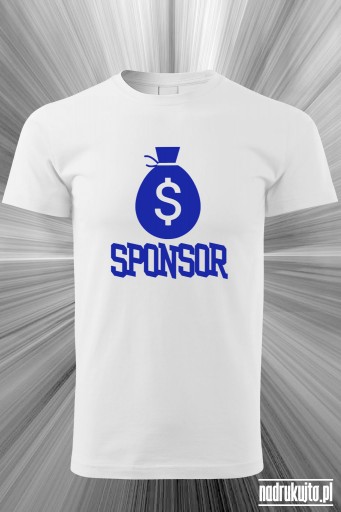 Sponsor - Koszulka z nadrukiem