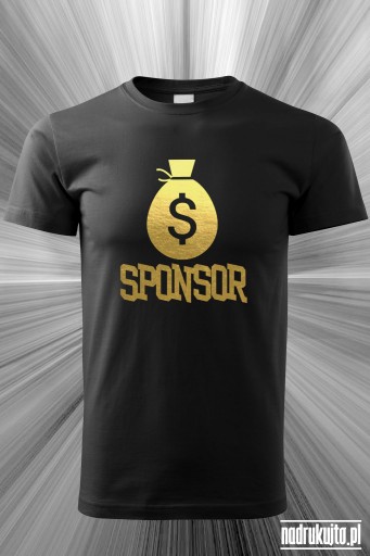 Sponsor - Koszulka z nadrukiem
