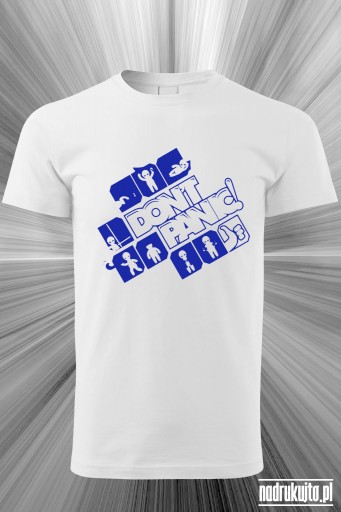 Don't panic - koszulka z nadrukiem