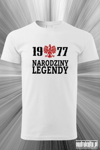 Narodziny legendy - koszulka z nadrukiem