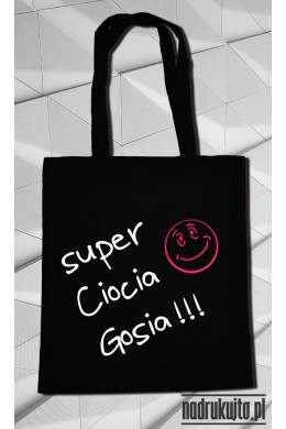 Najlepsza Ciocia - torba z nadrukiem