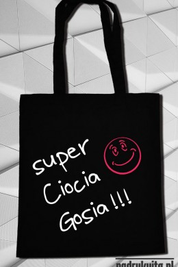 Najlepsza Ciocia - torba z nadrukiem